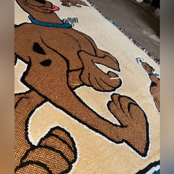 Vintage 1999 The Northwest Company x Cartoon Network Scooby Doo Throw Blanket! - Picture 5 of 9